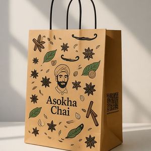 Bolsas de Papel Kraft para Alimentos Personalizadas, Económicas, al por Mayor, Reciclables, para Llevar, con Impresión de Logotipo - Product Image 6