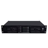 Amplificateur de puissance numérique professionnel 4 canaux 4*450W Haute qualité 2U pour applications scéniques Impédance 4 Ohms Boîtier métallique