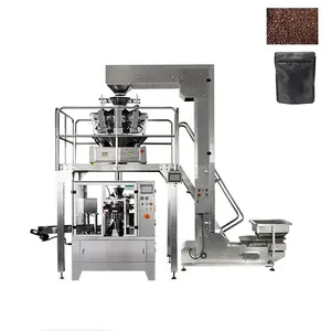 Automatic Coffee Bean Multihead Weigher Weighing Rotary Packing Machine