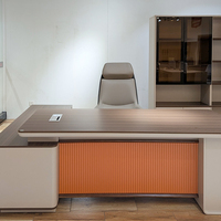 Vente en gros de meuble de bureau Table Nouveau design Moderne Bureau d'ordinateur en forme de L Bureau de luxe pour PDG