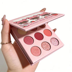 Paleta de Sombras de Ojos de 9 Colores, Altamente Pigmentada, Mate, Brillante, Maquillaje de Marca Privada, Logotipo Personalizado - Product Image 3