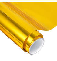 Vinilo Autoadhesivo de Alto Brillo para Manualidades, Rollo de Vinilo Metálico Termotransferible, Adhesivo Permanente para Plotter, Tipo Película