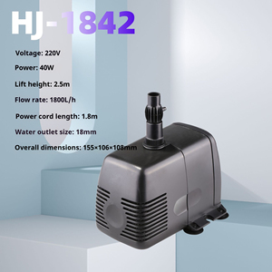 SUNSUN pompa air hidroponik, Aksesori sistem hidroponik peralatan pertanian 22W 1.6m 1000L/h - Product Image 3