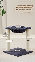 Arbre à chat de luxe en gros avec poteau à gratter et jouets pour petits chats