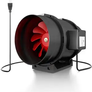 Hot Sale High Temperature Inline Duct Fan With Temperature Humidity Sensor