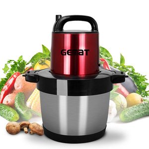 Picadora de carne eléctrica Gemat 6L de acero inoxidable, procesador de alimentos multifunción para uso doméstico en la cocina. - Product Image 3