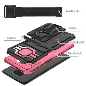 Bracelets King Kong boîtier d'<span class=keywords><strong>installation</strong></span> facile pour Motorola <span class=keywords><strong>Moto</strong></span> G Power 2021 G Pure Combo hybride dur robuste coque Mobile - Product Image 4