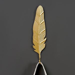 <b>Wall</b> <b>Hook</b> Nordic Coat Rack Leaf <b>Hook</b> <b>for</b> <b>Keys</b> Plant Modern <b>Key</b> Holder <b>Wall</b> Mounted Single Prong Coat Hanger <b>for</b> Living Room - Product Image 4