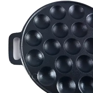Cast Iron Aebleskiver Pan/ Ebelskiver Pan/Ideal for Mini Pancake Mold (19 Hole)
