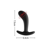 Ensemble de 3 Dildos en Silicone pour Hommes/Femmes, Bâton de Massage, Plug Anal, Jouets Sexuels pour Adultes