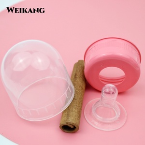Biberon in Silicone Senza BPA con Tettarella Anti-Colica <span class=keywords><strong>e</strong></span> Tappo Antipolvere per Neonati, Vendita all'Ingrosso - Product Image 4