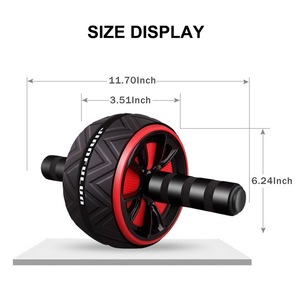 Gym Fitness Accessories <strong>Abs</strong> Roller Wheels No Noise Abdominal Wheel <strong>Abs</strong> Roller Stretch Trainer for Arm Waist Leg <strong>Exercise</strong> - Product Image 4