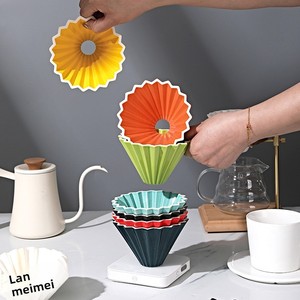 ชุดกรองกาแฟเซรามิกแบบดริปพร้อมกาน้ำร้อน ทำจากเซรามิกเนื้อ Bone China สำหรับการชงกาแฟแบบแมนนวล - Product Image 2
