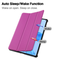 Étui de protection ultra-fin à trois volets pour Huawei Matepad Pro 11 2022/2024, anti-chute, mise en veille/réveil automatique, coque pour tablette