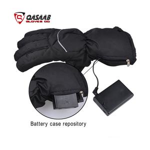 Guantes calefactables eléctricos negros, impermeables, con batería recargable de 2600mAh, con pantalla táctil, para invierno, para esquiar y ciclismo - Product Image 2