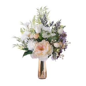 Bouquet de fleurs artificielles CallaFloral pour décoration de mariage CF01456 en tissu tissé plastique pour la décoration intérieure - Product Image 5