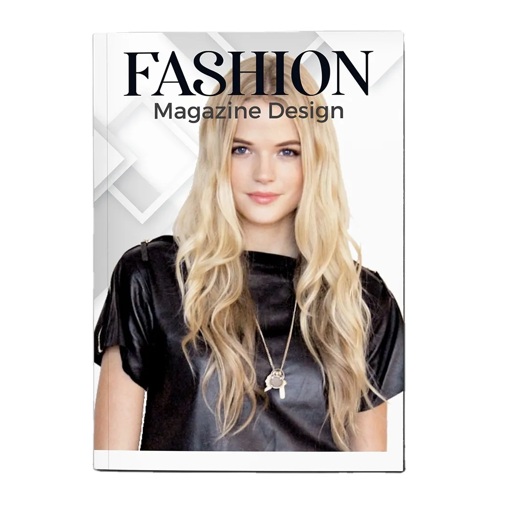 Fashion Magazine Druck magazine Werbung Custom OEM Softcover Book