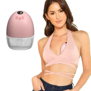 Anly Kiss Hands Free Milk Collector Wireless Breastfeeding Soft Silicone USB Connector Wearable Electric Breast Pump Cup