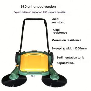 Balayeuse manuelle sans fil légère et efficace pour sols industriels et routes - Product Image 6