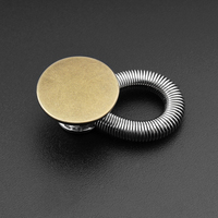 Boutons de jeans ajustables en métal plaqué, rétractables, écologiques, personnalisés, vente en gros