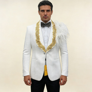 <span class=keywords><strong>Traje</strong></span> <span class=keywords><strong>de</strong></span> esmoquin <span class=keywords><strong>de</strong></span> lujo <span class=keywords><strong>para</strong></span> hombre, conjunto <span class=keywords><strong>de</strong></span> 3 piezas, hecho a mano con pedrería, chaqueta, <span class=keywords><strong>chaleco</strong></span> y pantalón, ropa formal <span class=keywords><strong>para</strong></span> fiesta, <span class=keywords><strong>de</strong></span> un solo botón, talla grande - Product Image 1