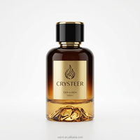 Botol Semprot Parfum Silinder Kustom Mewah dengan Pompa Semprot |   Kemasan Kaca Ramah Lingkungan Cetak Emas Sablon Sutra 30ml 50ml 100ml