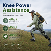 AA EXO TECH Powrknee Exosquelette robotisé pour membres inférieurs, pour la rééducation et l'entraînement à la marche, avec assistance motorisée, en alliage d'aluminium