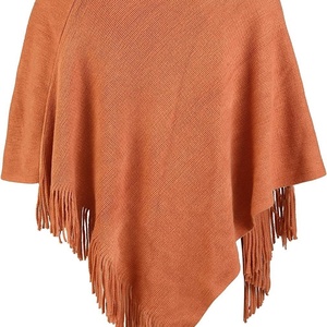 Châle tricoté pour femme, fourni directement par le fabricant, nouvelle mode, coloré, à rayures imprimées, en acrylique, tricoté chaîne - Product Image 5