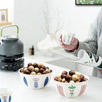 Bol en céramique de 6 pouces Festival arabe Dessert au chocolat qui se vend bien au Moyen-Orient Four à micro-ondes adapté