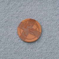 Offre Spéciale Logo personnalisé Patch en cuir Chine usine étiquettes en gros avec bord découpé au laser accepte votre propre conception