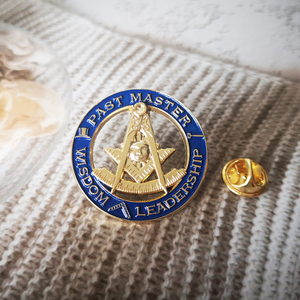 Épingles de revers maçonniques exquises |   Badge maçonnique Past Master 3,3 cm en alliage de zinc, accessoires pour hommes pour tenues professionnelles et formelles - Product Image 5