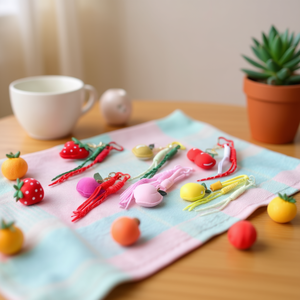 Portachiavi in peluche a forma di frutta, ciondolo resistente e carino per le chiavi - Product Image 2