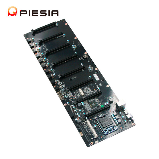 Gpu Server case Motherboard B250 With 8PCIE 16XGPU Slots Motherboard linux Industrial Pc Computer Board Lga1151 Motherboard