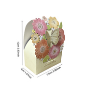 Boîte à cadeaux en gros sur le thème de la Saint-Valentin, boîte à poignée en papier portable pour pâtisseries, biscuits et bonbons