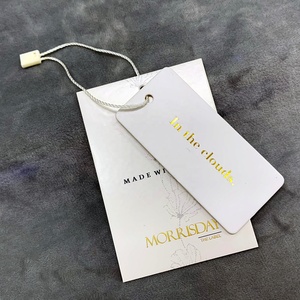 Étiquettes spéciales de relief de marque de cadeau de <span class=keywords><strong>carton</strong></span> d'étiquette volante <span class=keywords><strong>pour</strong></span> des étiquettes d'habillement - Product Image 5