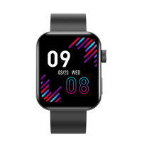 Android Outdoor Sports Smart Watch BT Call Remote Control Heart Rate Tracker Sleep Monitor TFT Alarm Square Silicone Magnetic