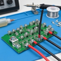 Terminal de soudure PCB de bonne qualité, épaisseur 1,2 mm, terminal de soudure PCB M4, écrou de soudure DIP, assemblage PCB, laiton/cuivre rouge
