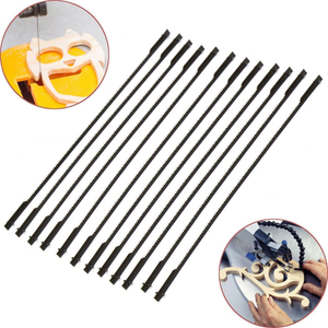 12 Cuchillas de Sierra de Calar de 6.5 Pulgadas (168mm) con Pasadores, 15 Dientes, para Herramientas Eléctricas de Carpintería, Acabado de Nitruro - Product Image 2