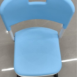 School Chair <b>Plastic</b> <b>Frame</b> Stackable For Child Student Use Blue Color Mark 003 - Product Image 4