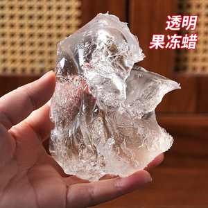 Bloc de cire transparente pour la fabrication de bougies DIY, matériau naturel non toxique - Product Image 1