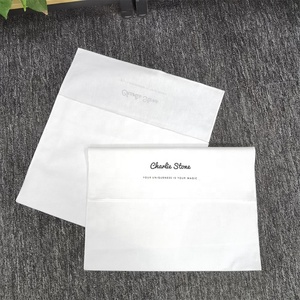 Chuanghua Custom Logo Printed Canvas Flap Gift Luxury <b>Envelope</b> Bag for Dress Handbag Packaging <b>White</b> Cotton Dust <b>Envelope</b> Pouch - Product Image 4