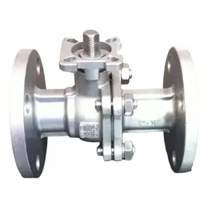 China Supplier on off valve Medium Temperature Industrial application Stainless Steel High platform flanged 1 8 ball valve