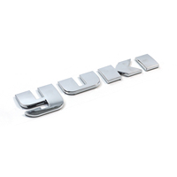 Badges de voiture de style sport 3D en ABS chromé avec logo personnalisé - Autocollants extérieurs imperméables - Accessoires de style automobile autocollants