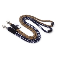 Cordon rond tissé, lanière de cou personnalisée, lanière de corde ronde avec Logo, étiquette Jacquard personnalisée, Offre Spéciale