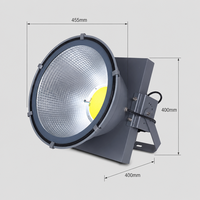 Reflector LED Industrial de 1000W, 120V CC, a Prueba de Explosiones IP68, de Aluminio, Antideslumbrante, 6500K, para Helipuertos