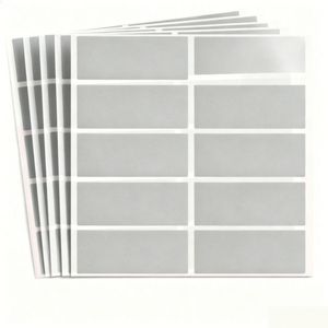 White Self Adhesive Bopp Film Vinyl Glitter Paper <b>Roll</b> Waterproof Custom <b>Sticker</b> Label Food Shipping - Product Image 3