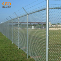 Rouleau de clôture grillagée galvanisée à chaud, directement de l'usine, 2m x 15m, pour la sécurité des fermes et des jardins