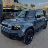 Land Rover Defender 110 için Siyah Parlak Kaplama Ön ve Arka Tampon Çamurluk Etekleri Kapı Döşeme Paneli Yükseltme