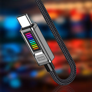 KAKUSIGA LED Light 100W 27W Intelligent Fast Charging Cable <strong>Type</strong>-<strong>c</strong> to <strong>Type</strong>-<strong>c</strong> 1.2m 5a Charging <strong>Data</strong> Transmission <strong>Usb</strong> Cable - Product Image 6