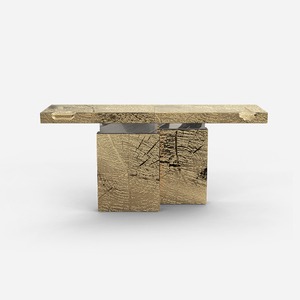 Fabricante LIZZ de Foshan, China, Mesa de Consola <span class=keywords><strong>Empire</strong></span> <span class=keywords><strong>II</strong></span> de Estilo Italiano Moderno y Minimalista de Lujo, Marco de Madera Sólida Fundida - Product Image 4